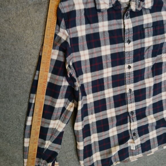 ROOTS plaid flannel long-sleeved shirt - women - large - pre-owned - cottagecore - Picture 5 of 10